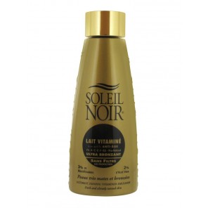 Soleil Noir Lait Vitaminé Ultra Bronzant Sans Filtre 150 ml 