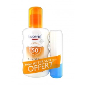 Eucerin Sun Spray Transparent Spf50 200ml + After Sun 75ml 