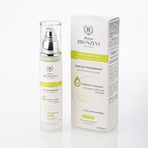 Bronzini Soin Nuit Régénérant Détoxifiant Cellulaire - Tous types de peaux 50 ml 