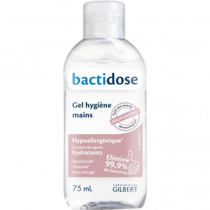 Bactidose Gel hydro 75 mL Peaux sensibles