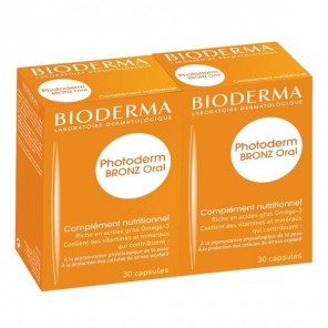 Bioderma photoderm bronz oral duo 30 capsules