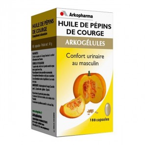 Arkopharma Arkogélules huile de pepin de courge 180 capsules