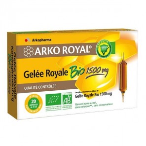 Arkopharma arko royal gelee royale bio 1500mg 20 ampoules