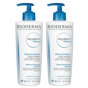 Bioderma Atoderm crème nourrissante peaux sèches duo 500ML