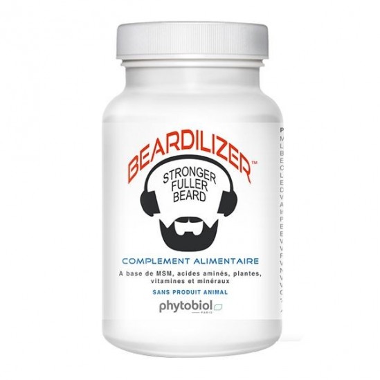 Beardilizer Activateur Pousse Barbe 90 Capsules