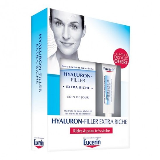 Eucerin Coffret Hyaluron Filler Extra Riche Peaux Très Sèches 