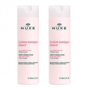 Nuxe Lotion Tonique Douce aux Pétales de Rose Duo 2x200ml