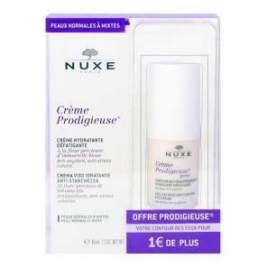 Nuxe Prodigieuse CrèmePeaux Normales à Mixtes + Contour des Yeux pour 1€ de plus