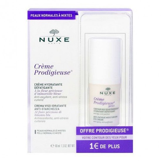 Nuxe Prodigieuse CrèmePeaux Normales à Mixtes + Contour des Yeux pour 1€ de plus