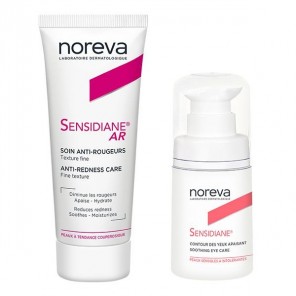 Noreva sensidiane soins anti-rougeurs AR 30ml + contour des yeux 15ml 