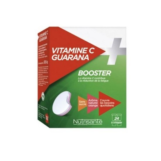 Nutrisante Vitamine C + Guarana 24 Comprimés à Croquer