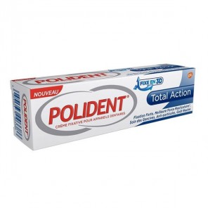 Polident crème fixative total action 40g