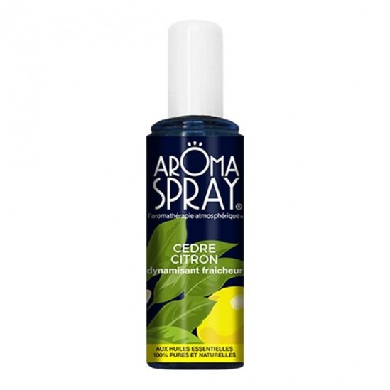 Aromaspray huiles essentielles cèdre et citron 30ml