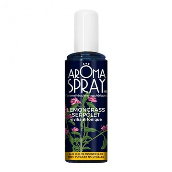 Aromaspray huiles essentielles lemongrass et serpolet 100ml 