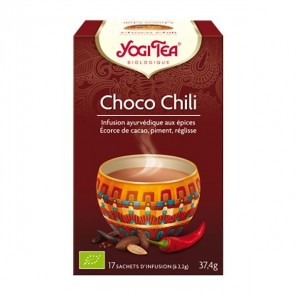 Yogi tea infusion chocolat du chili 17 sachets 