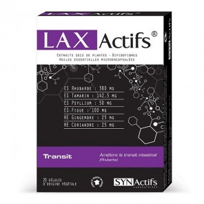 Synactifs laxactifs boite de 20 gélules