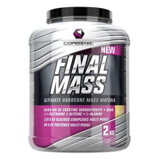 Corgenic whey final mass vanille 2kg