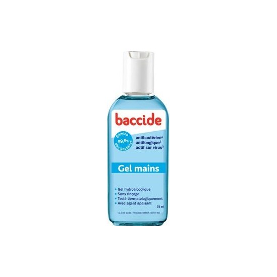 BACCIDE GEL HYDRO BLEU 75ML+33% OFF