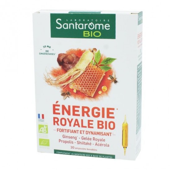 Santarome energie royale bio boite de 20 ampoules 