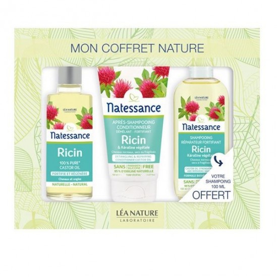 Natessance huile ricin coffret 