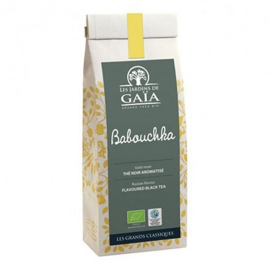 Les jardins de Gaïa the babbouchka thé noir bio 100g