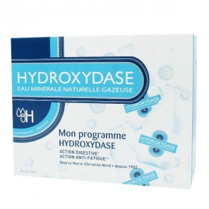 Hydroxydase eau minérale naturelle gazeuse 20 bouteilles