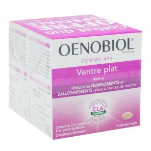 Oenobiol ventre plat reduit les gonfements 2 boites de 30 capsules 