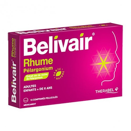 Belivair rhume pélargonium boite de 15 capsules