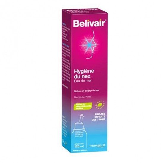 Belivaire spray nasal hygiène du nez 125ml