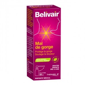 Belivair mal de gorge collutoire 20ml