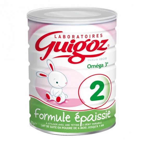 Guigoz 2ème âge Formule épaissie boite de 800g