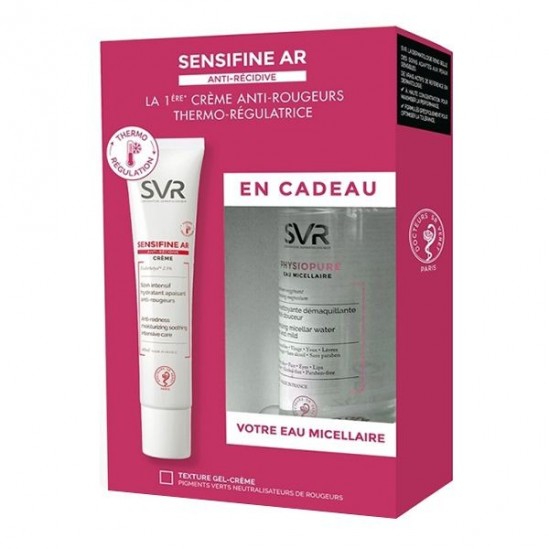 Svr sensifine AR crème 40ml + eau micellaire 75 ml OFFERTE