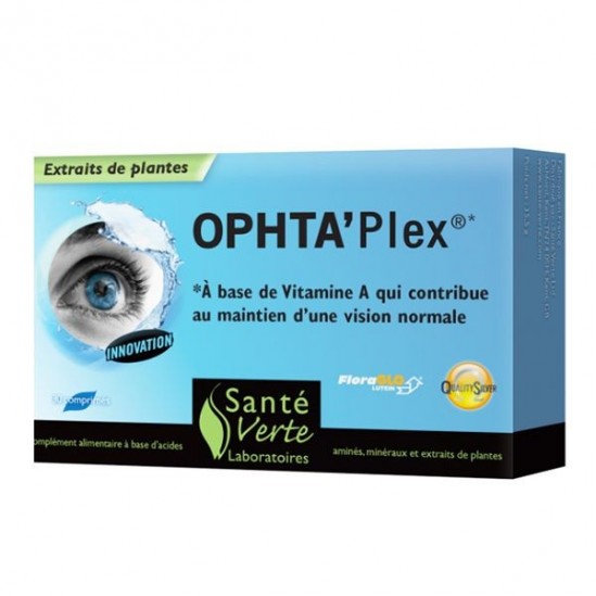 Santé Verte ophtaplex 130mg 30 comprimés