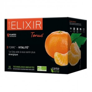 Santé Verte bio elixir tonus 15 ampoules