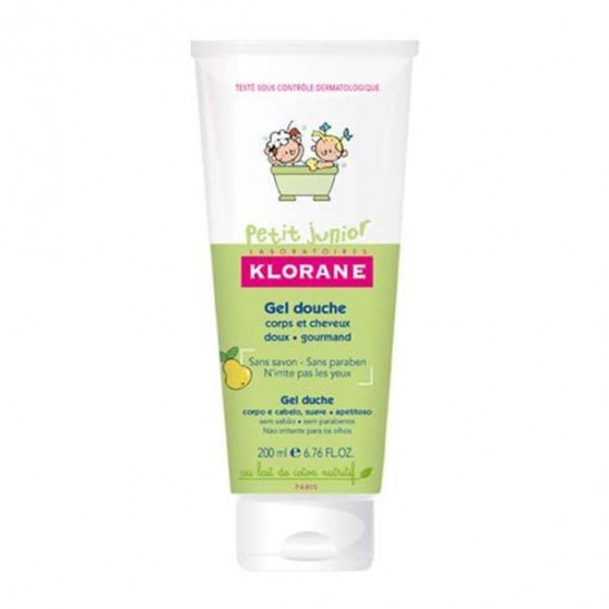 Klorane Junior Gel Douche Corps et Cheveux Poire 200ml