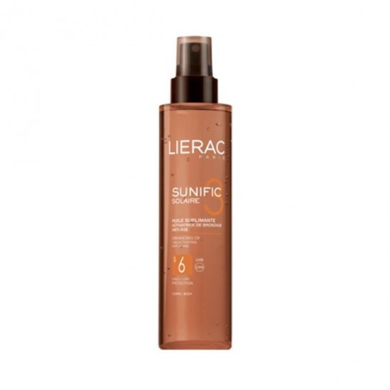 Liérac sunific huile sublimante SPF 6 125ml