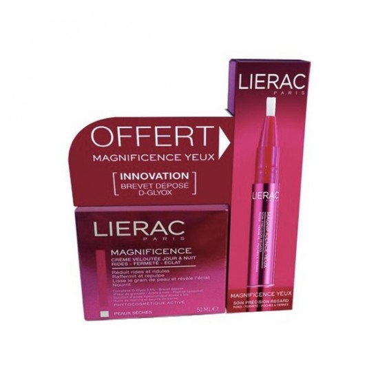 Lierac pack magnificence crème peaux sèches 50ml+ Yeux Offert