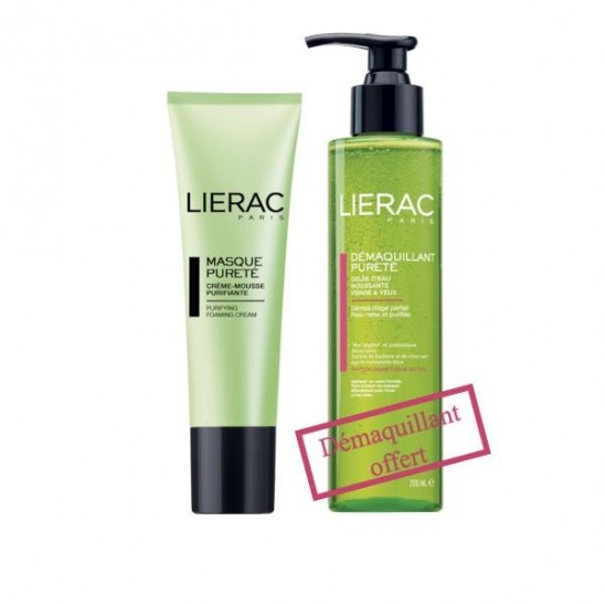 Lierac Masque Pureté + Démaquillant Pureté Offert