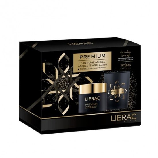 Lierac Coffret Premium Crème Soyeuse Anti-Âge Absolu 50 ml + Bougie 170 g Offerte