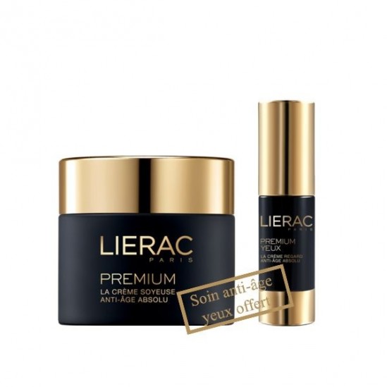 Lierac Premium Coffret Crème Soyeuse + Soin Anti-âge offert