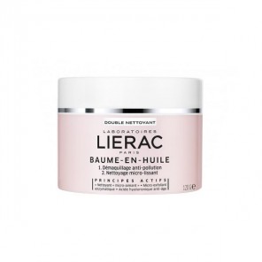 Lierac démaquillant baume en huile double nettoyant 120g 