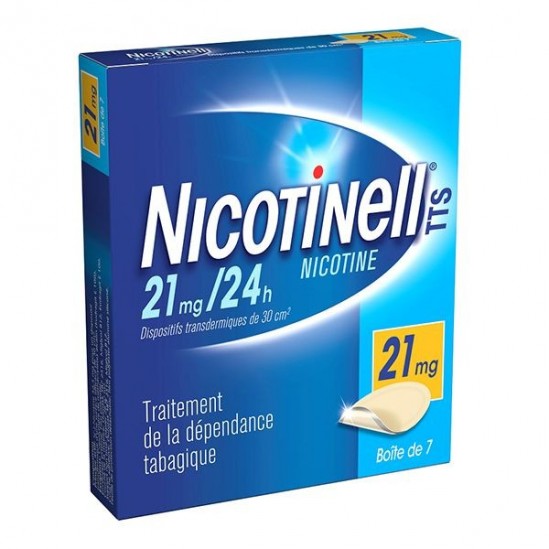 Nicotinell TTS 21 mg/24 h, dispositif Transdermique 7 Patchs