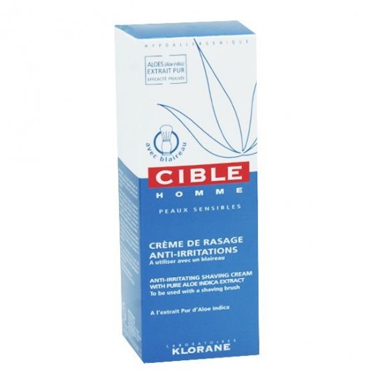 Klorane cible crème à raser avec blaireau 100ml