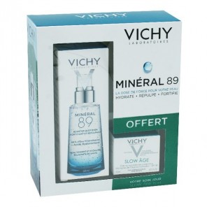 Vichy coffret mineral 89 50ml + slow age crème 15ml OFFERT 