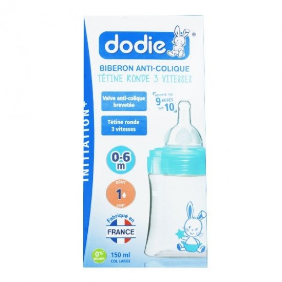 Dodie biberon initiation 150ml débit 1