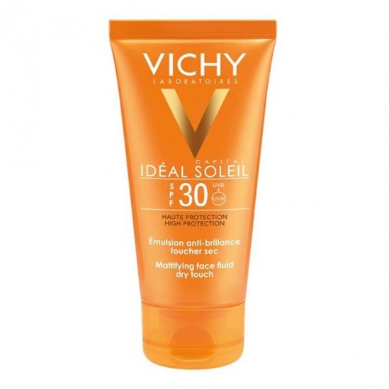 Vichy Idéal Soleil Emulsion Toucher Sec Visage IP30 50 ml