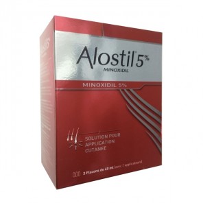 ALOSTIL 5% Solution pour application cutanée 3x60ml