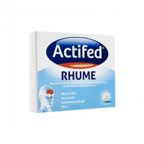 ACTIFED RHUME 15 COMPRIMES