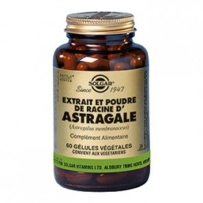 Solgar extrait et poudre de racine d'Astragale 60 Gélules