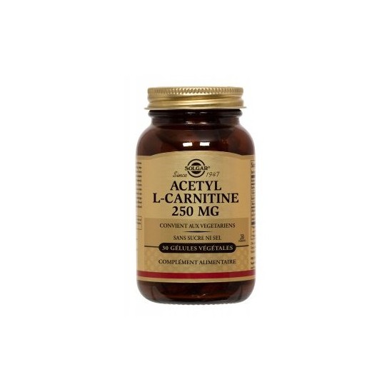 Acetyl-L-Carnitine 250mg 30 gélules